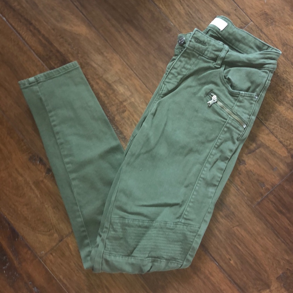 Zara Army Green Jeggings